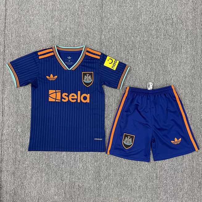 25 26 Newcastle United Third Away Kids Kit