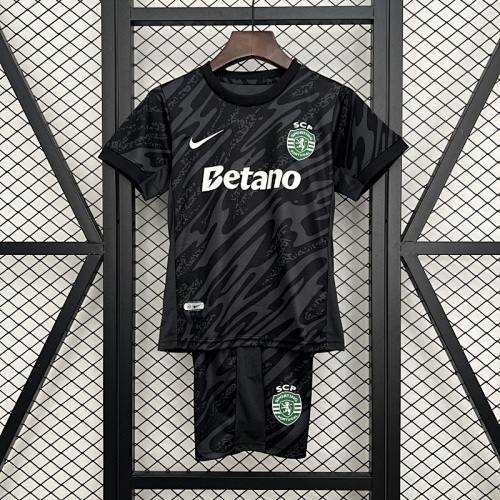 25/26 Sporting Lisbon Goalkeeper Black Size: 16-28