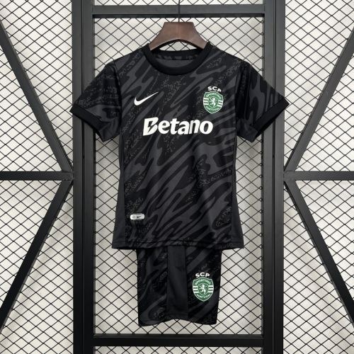 25/26 Sporting Lisbon Goalkeeper Black Size: 16-28