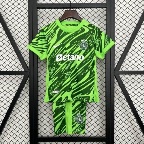 25/26 Sporting Lisbon Goalkeeper Green Size: 16-28