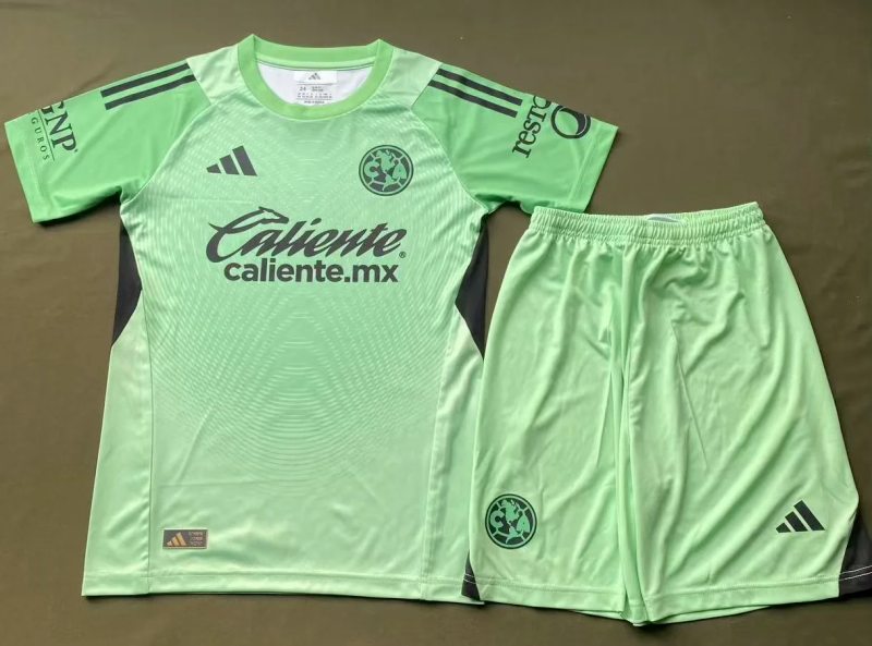 25-26 America Green Goalkeeper Kid Kit