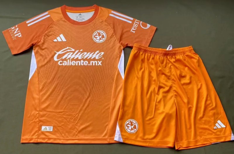25-26 America Orange Goalkeeper Kid Kit