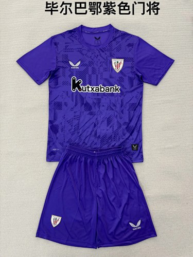 25-26 Bilbao Purple Goalkeeper kid kit