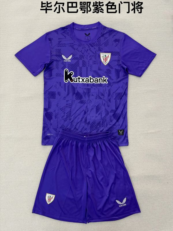 25-26 Bilbao Purple Goalkeeper kid kit