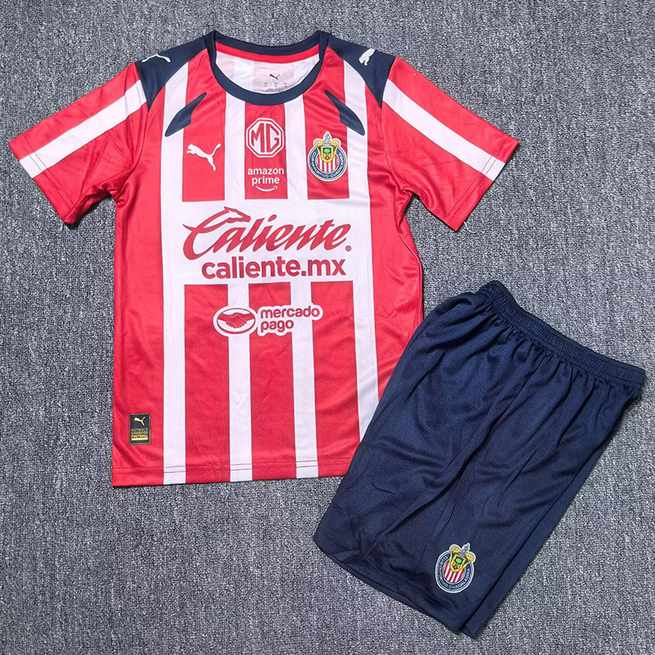 25-26 Chivas home kid kit