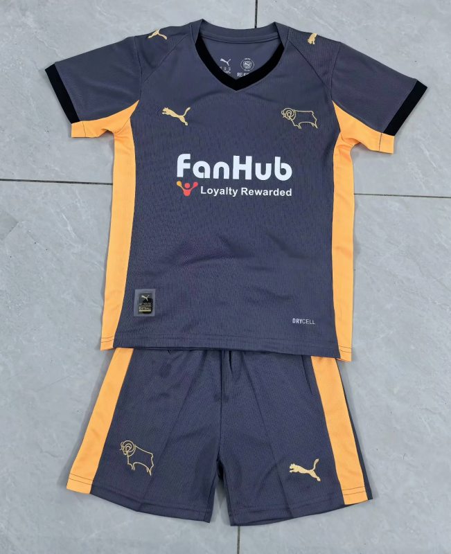 25-26 Derby County Away Kid Kit
