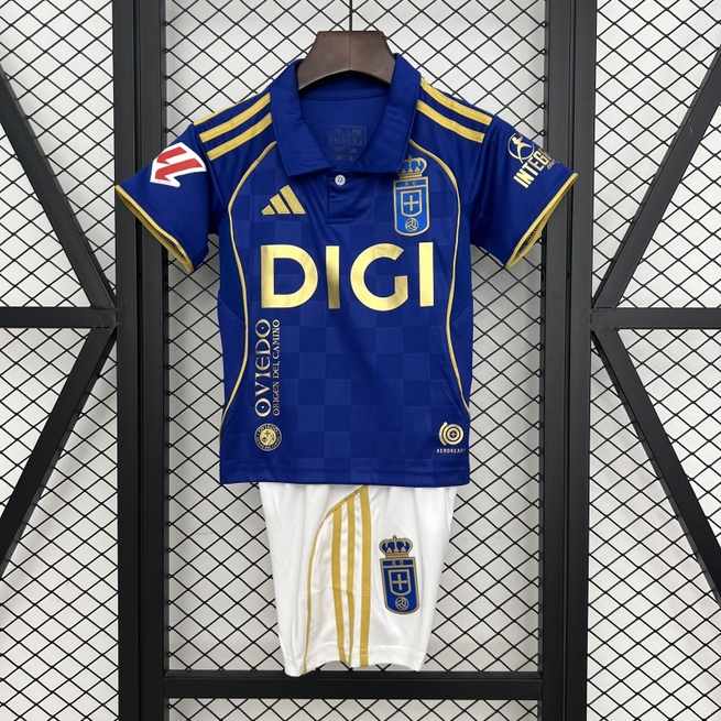 25-26 Real Oviedo home kid kit