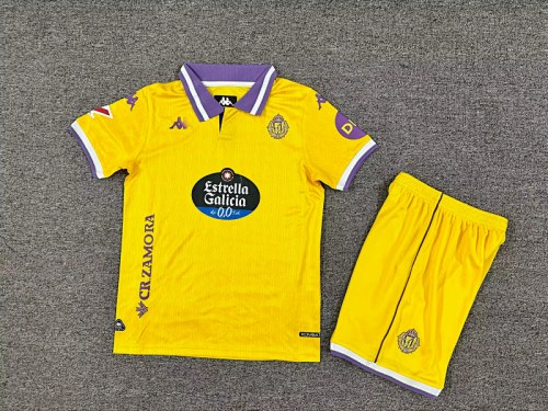 25-26 Real Valladolid third kid kit