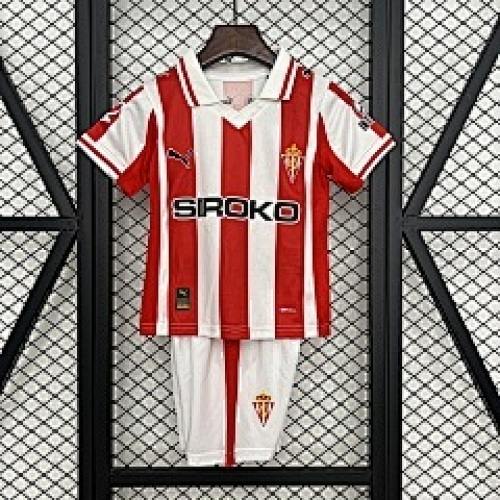 25-26 Sporting Gijon home kid kit
