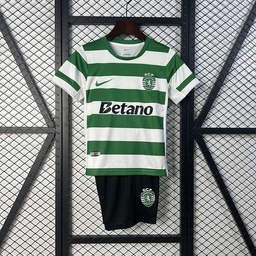 25-26 Sporting Lisbon Home Kid Kit