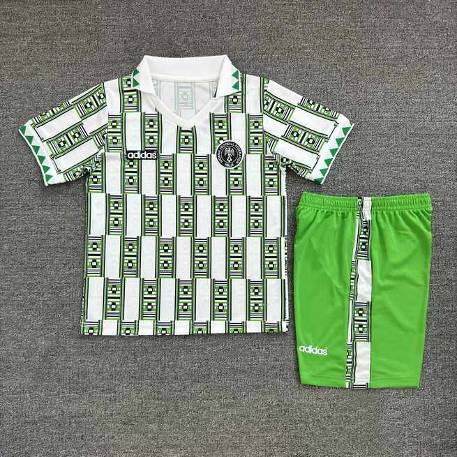 94-95 Nigeria away retro kid kit