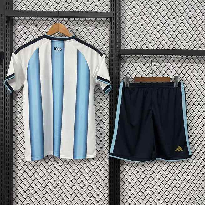 Argentina 2026 World Cup Home Kid kit size 16-28