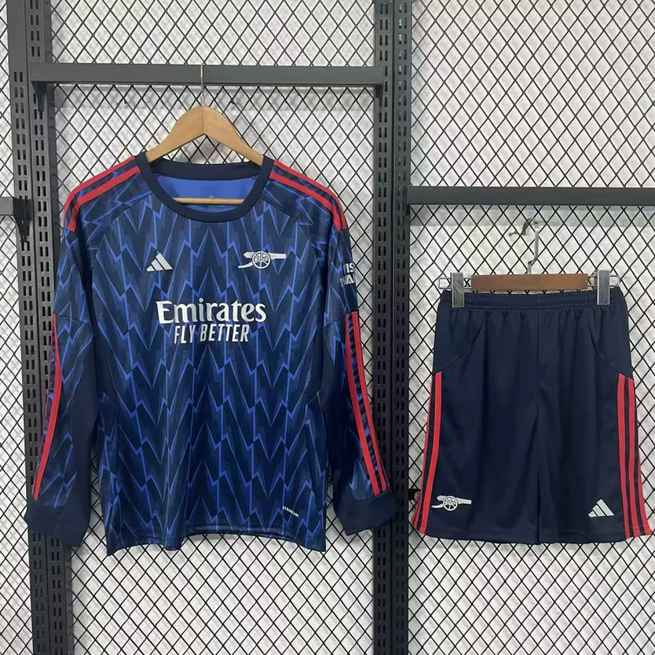 Arsenal 2025/26 Away Long Sleeve kid kit