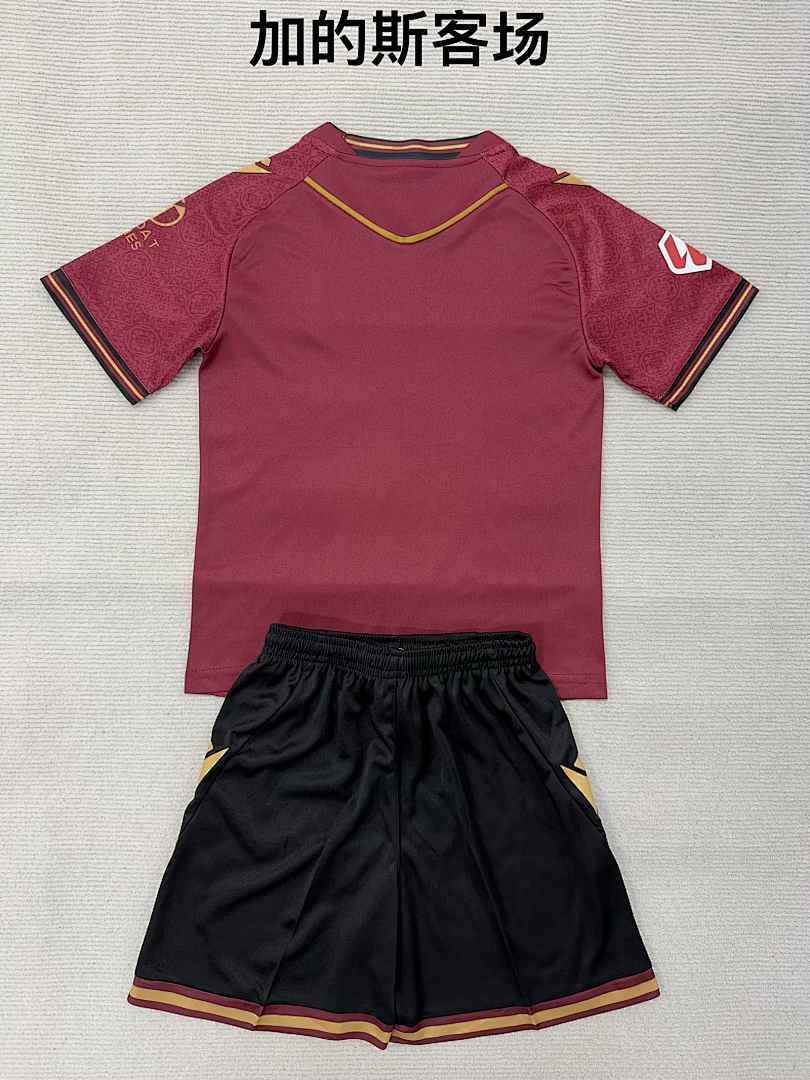 Cadiz 2025/26 Away kids soccer jerseys