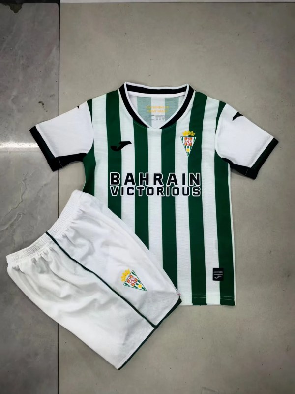 Cordoba CF 2025/26 Home Sleeve kids size 16-28