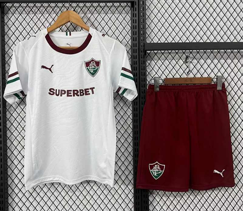 Fluminense 2026/27 Away kid soccer jersey size 16-28
