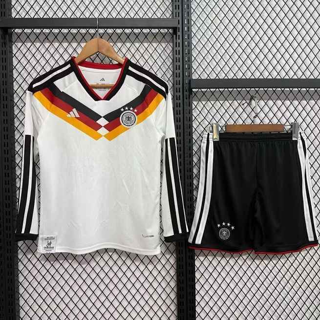 Germany 2025/26 Home Long Sleeve kids size 16-28
