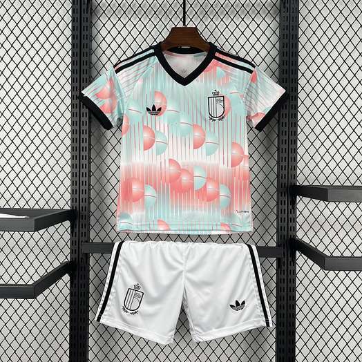 Kids Belgium 2026 World Cup Away Kit 16-28