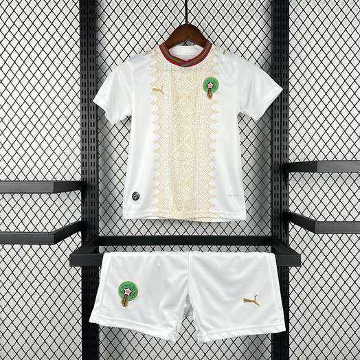 Kids Morocco 2026 World Cup Away Kit