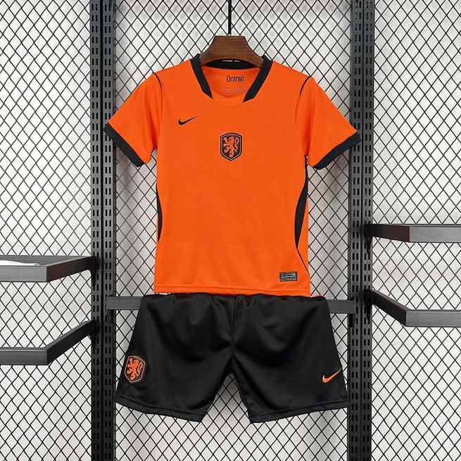 Kids Netherlands 2026 World Cup Home Kit