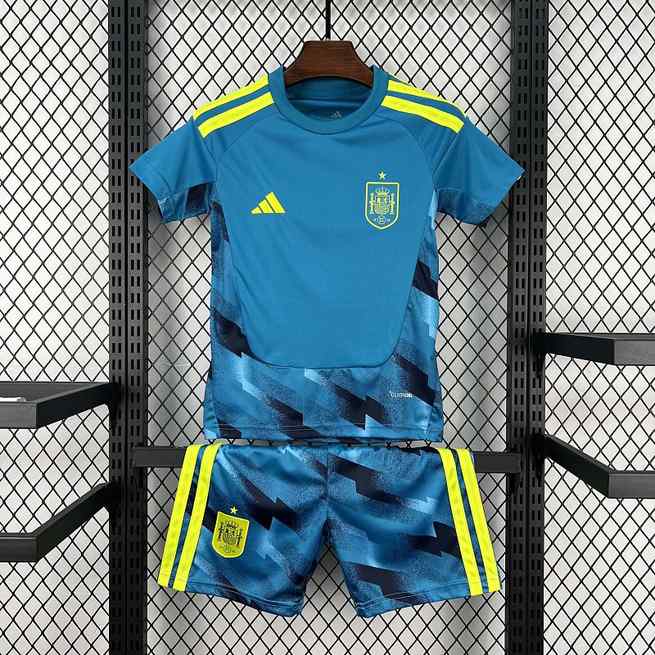 Kids Spain 2026 World Cup Goalkeeper Kit