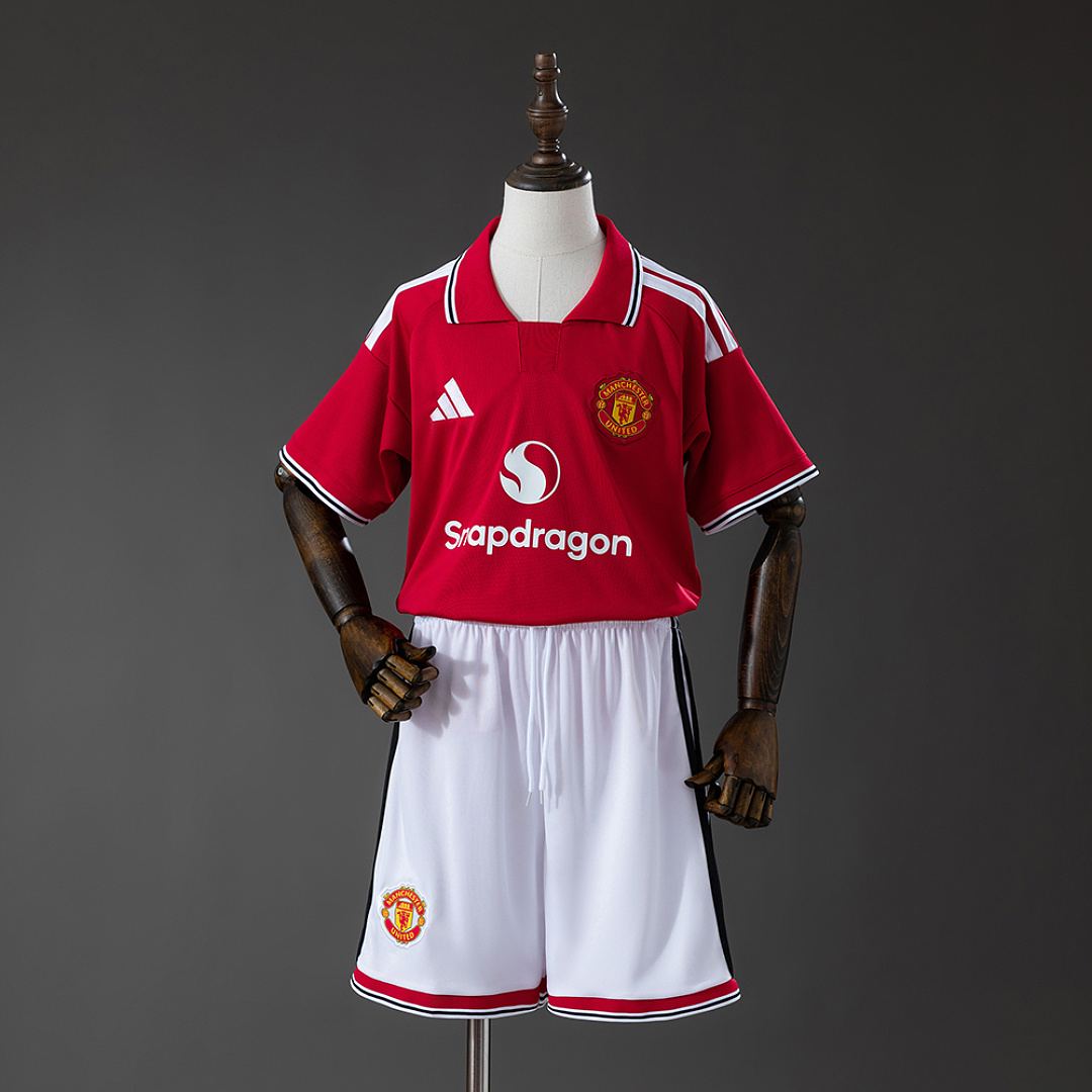 MNU 26/27 Home Kids Kit Jersey Size 16-28