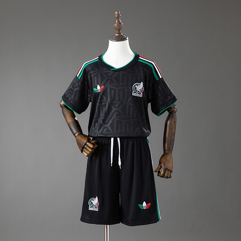 Mexico 2026 Third Away Kids Kit Jersey Size 16-28