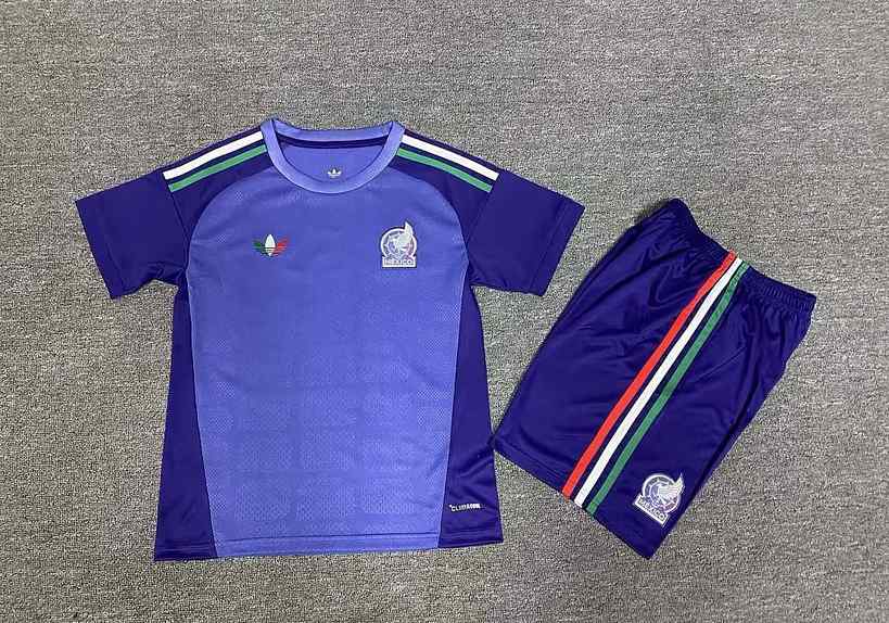 Mexico 2026 World Cup Purple Goalkeeper Kid kit size 16-28