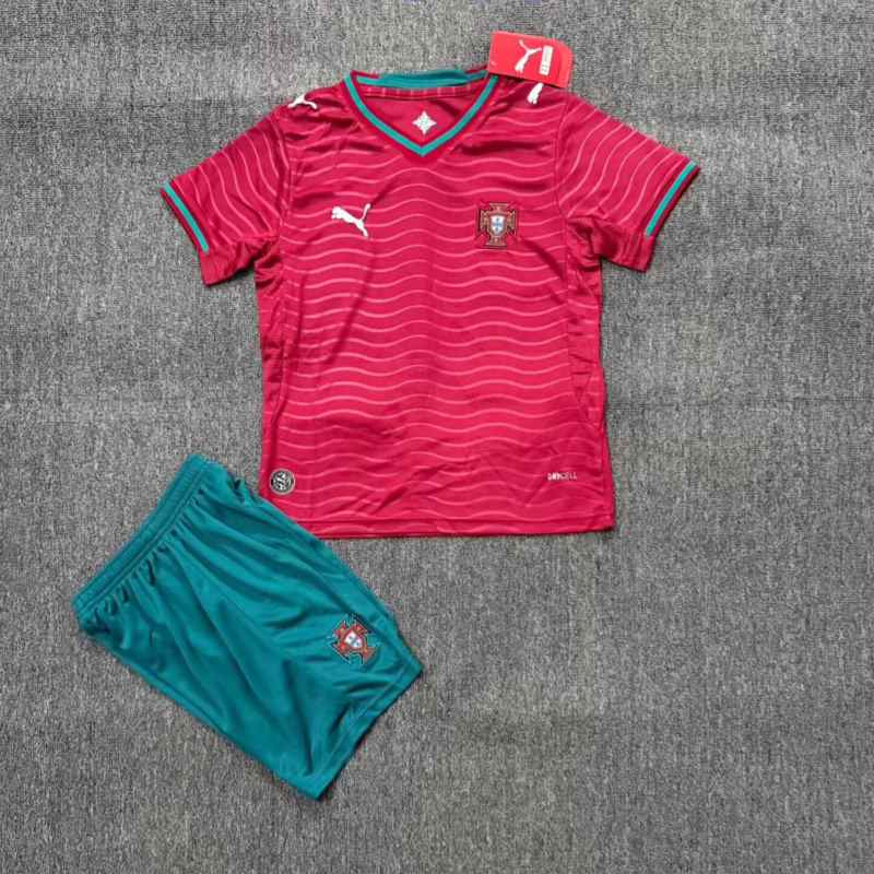 Portugal 2026 World Cup Home Kids Kit