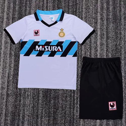 Retro Inter Milan 1990/91 Away kids kit size 16-28