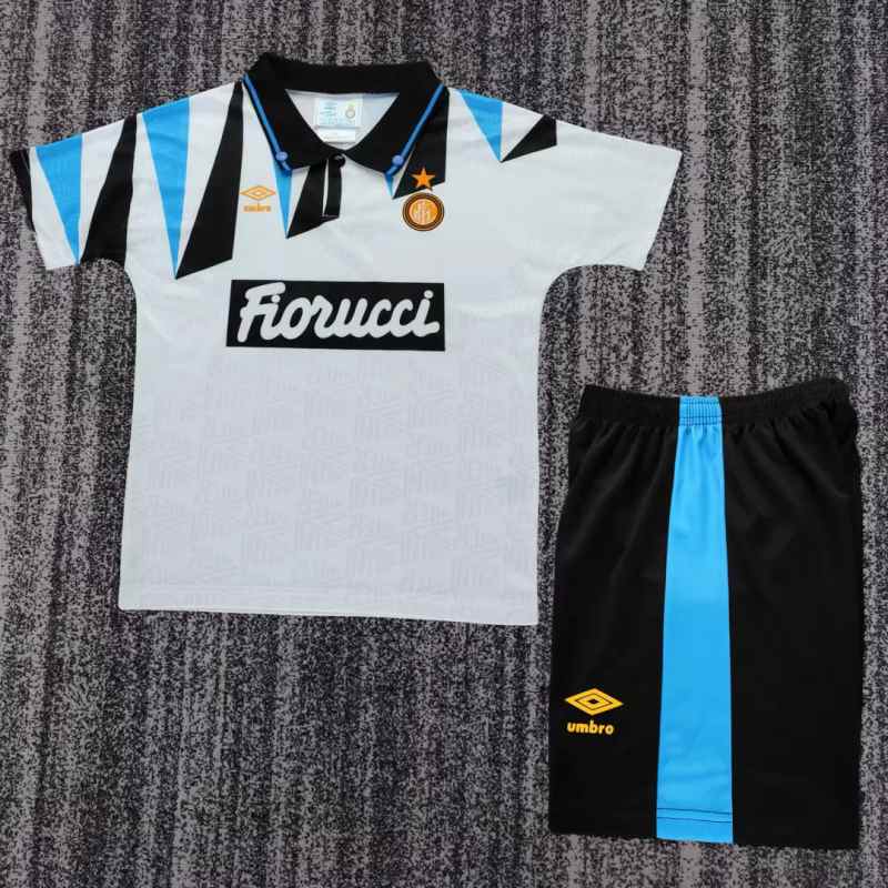 Retro Inter Milan 1992/93 Away kids kit size 16-28
