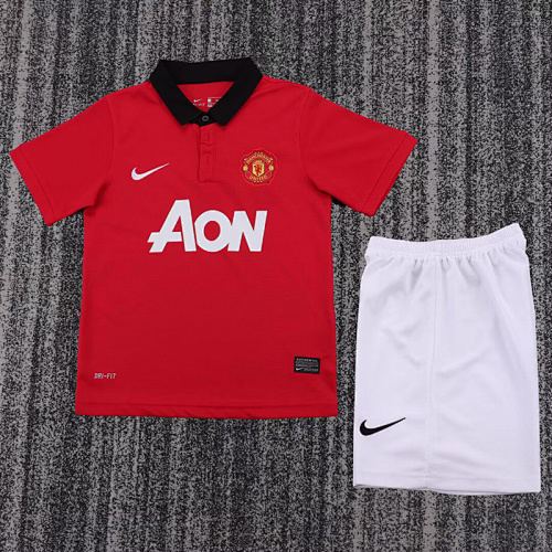 Retro Manchester united 2013/14 Home Kids 16-28