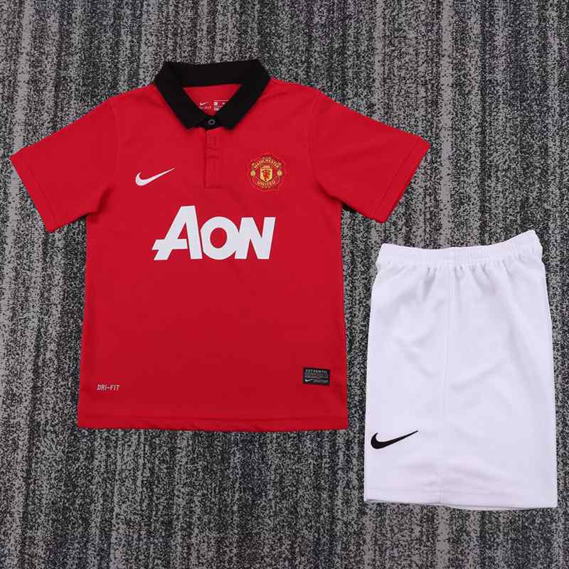 Retro Manchester united 2013/14 Home Kids 16-28