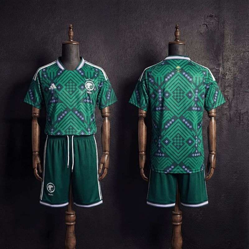 Saudi Araba 2026 World Cup Home Kids Kit 16-28
