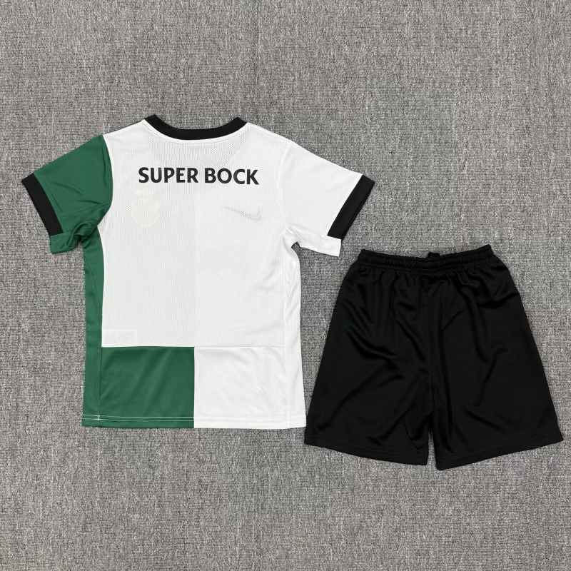 Sporting Lisbon 2025/26 Commemorative Edition Kids Kit Size: 16-28