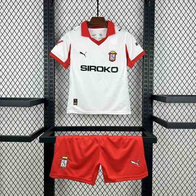 Sporting de Gijon 2025/26 Third Away Kids Kit