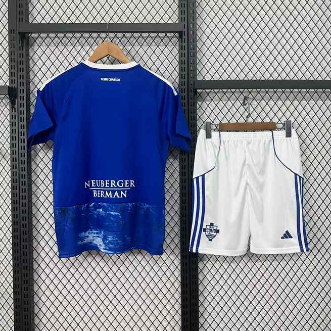 kids kit 25-26 Como 1907 home soccer jersey size 16-28