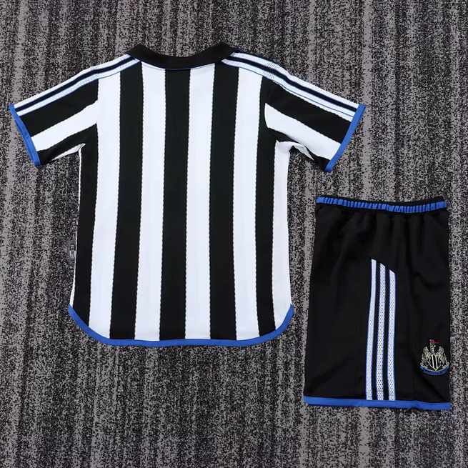 kids kit Retro 1999-00 Newcastle United home soccer jersey size 16-28