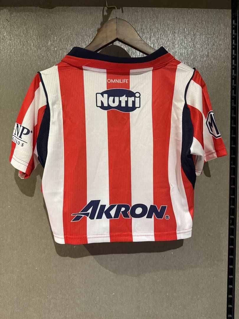 2026/27 Chivas Guadalajara Home Women's Crop Top Soccer Jersey S-2XL