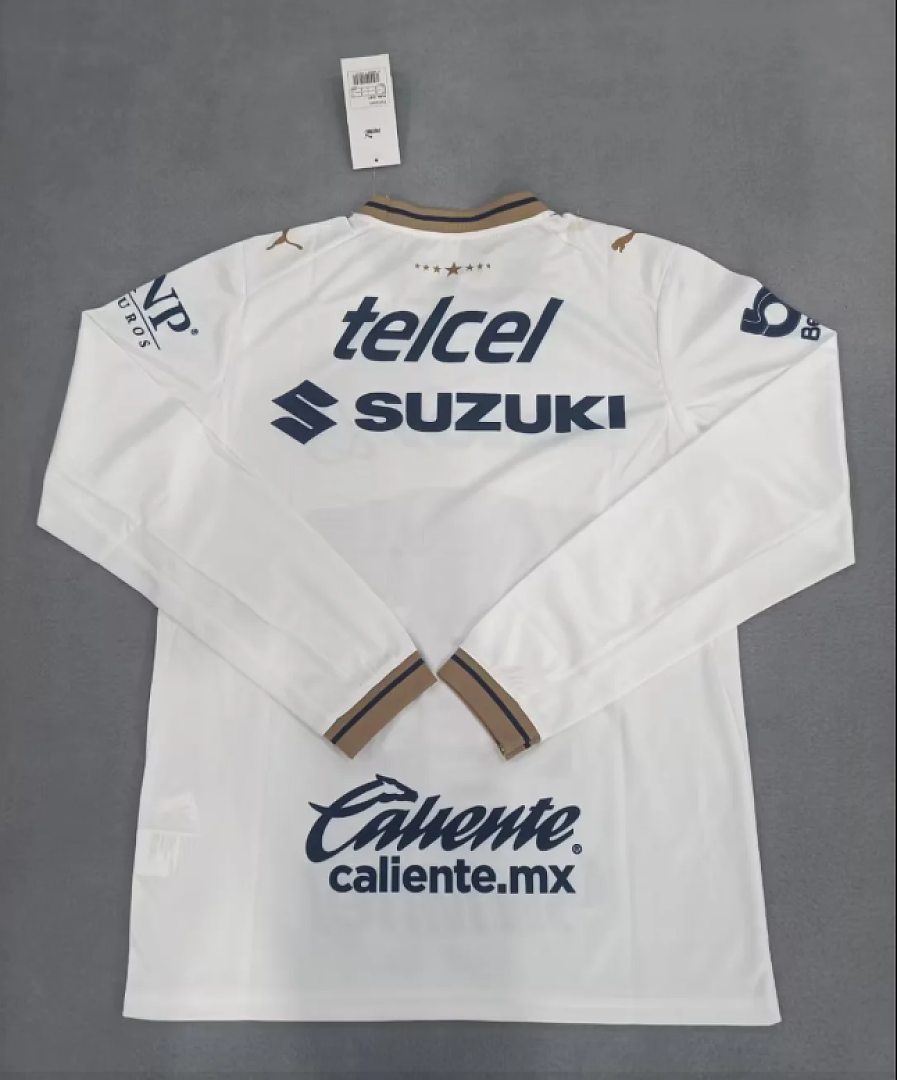 2026/27 Pumas UNAM Home Long Sleeve Soccer Jersey S-2XL