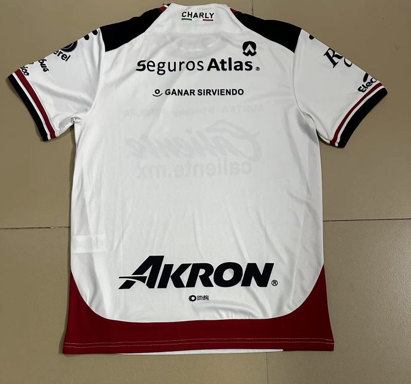 25-26 Atlas away white soccer jersey