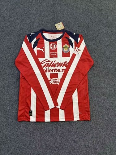 25-26 Chivas home long sleeve jersey