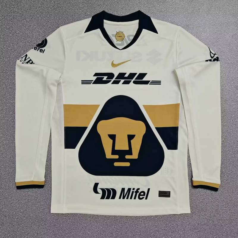 25-26 Pumas home long sleeve jersey