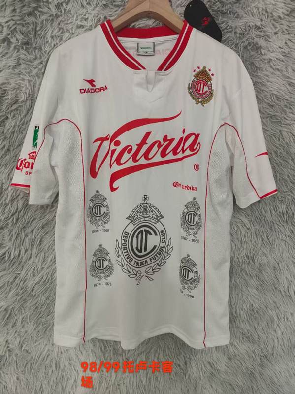 98-99 Toluca retro jerseys white