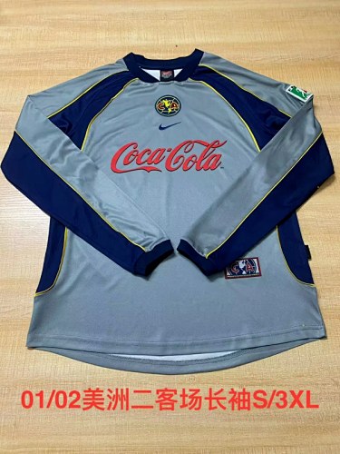 America 2001/02 Third Away Long Sleeve Retro Jersey