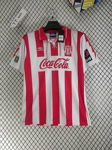 Retro 1995/96 Necaxa home soccer jersey size S-2XL