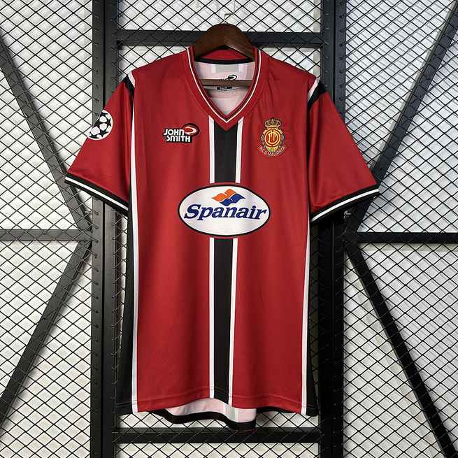 01-02 Mallorca Red retro jersey