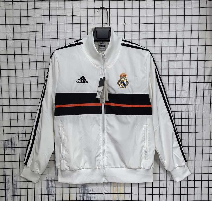 13/14 Real Madrid white Retro Windbreaker