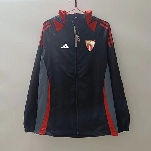 2025-26 Sevilla Black windbreaker