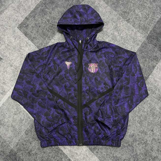 2026/27 Barcelona Purple Windbreaker Jacket S-2XL